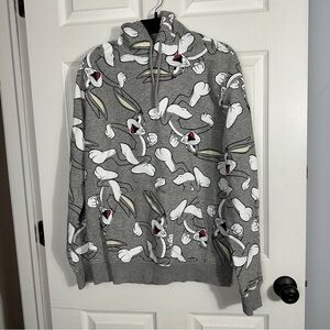Warner Brothers Bugs Bunny hoodie H&M Divided, size M, cartoon